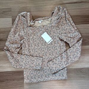 NEW NWT Splendid Josephine Sweatshirt Small top pullover floral boho print